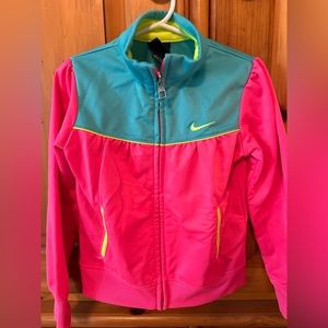 Nike tracksuit size small girls hot pink